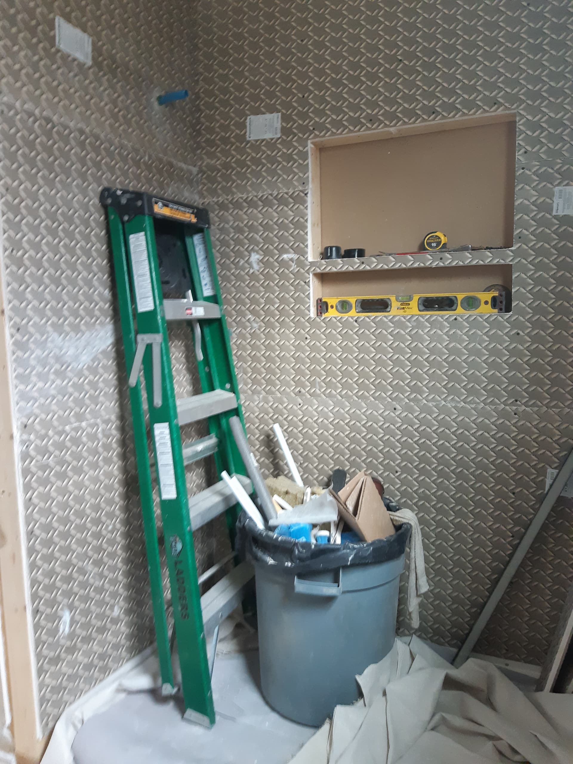 Modern bathroom renovation with tiled shower by Tomron Construction in Maple Ridge, BC